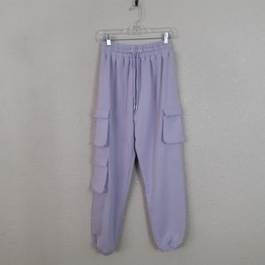Jluxlabel Womens Purple Carpenter Sweatpants Size Medium New With Tags #1O8183